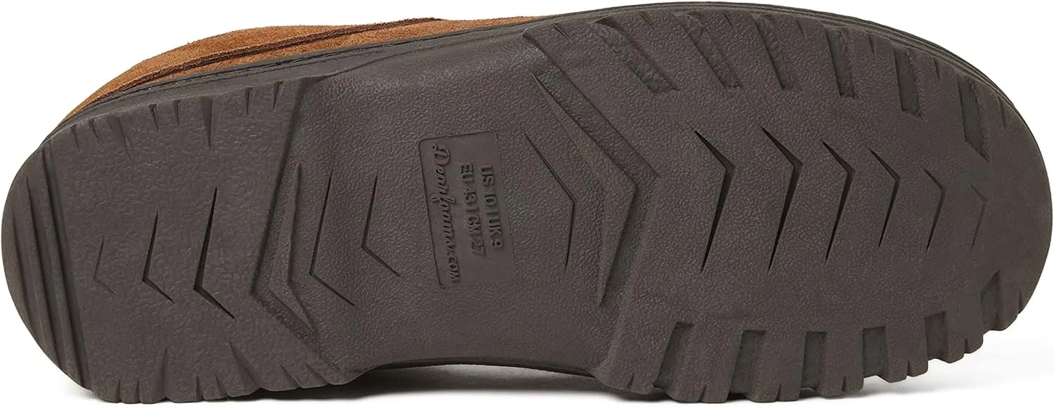 Dearfoams Men's Reed Genuine Suede Clog