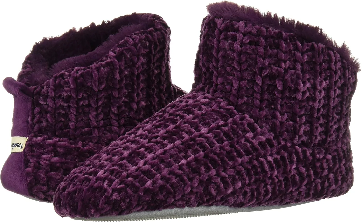 Dearfoams Women's Chenille Bootie Slipper