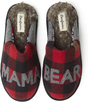 Dearfoams Women's Gifts for Mom Cute Cozy Mothers Day Mama Bear Slipper