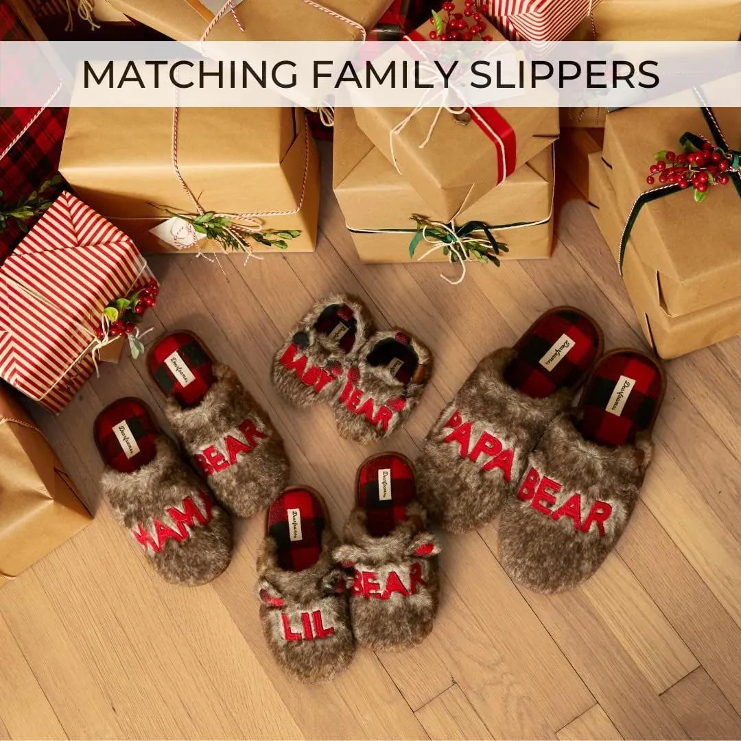 Dearfoams Women's Gifts for Mom Cute Cozy Mothers Day Mama Bear Slipper