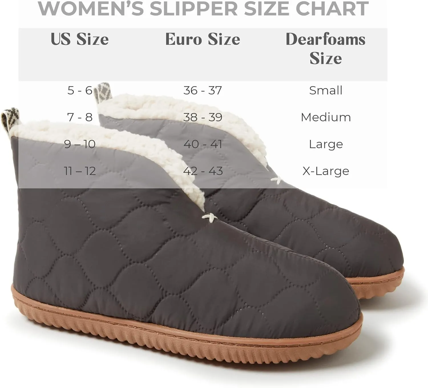 Dearfoams Women's Indoor/Outdoor Warm Up Bootie Slipper
