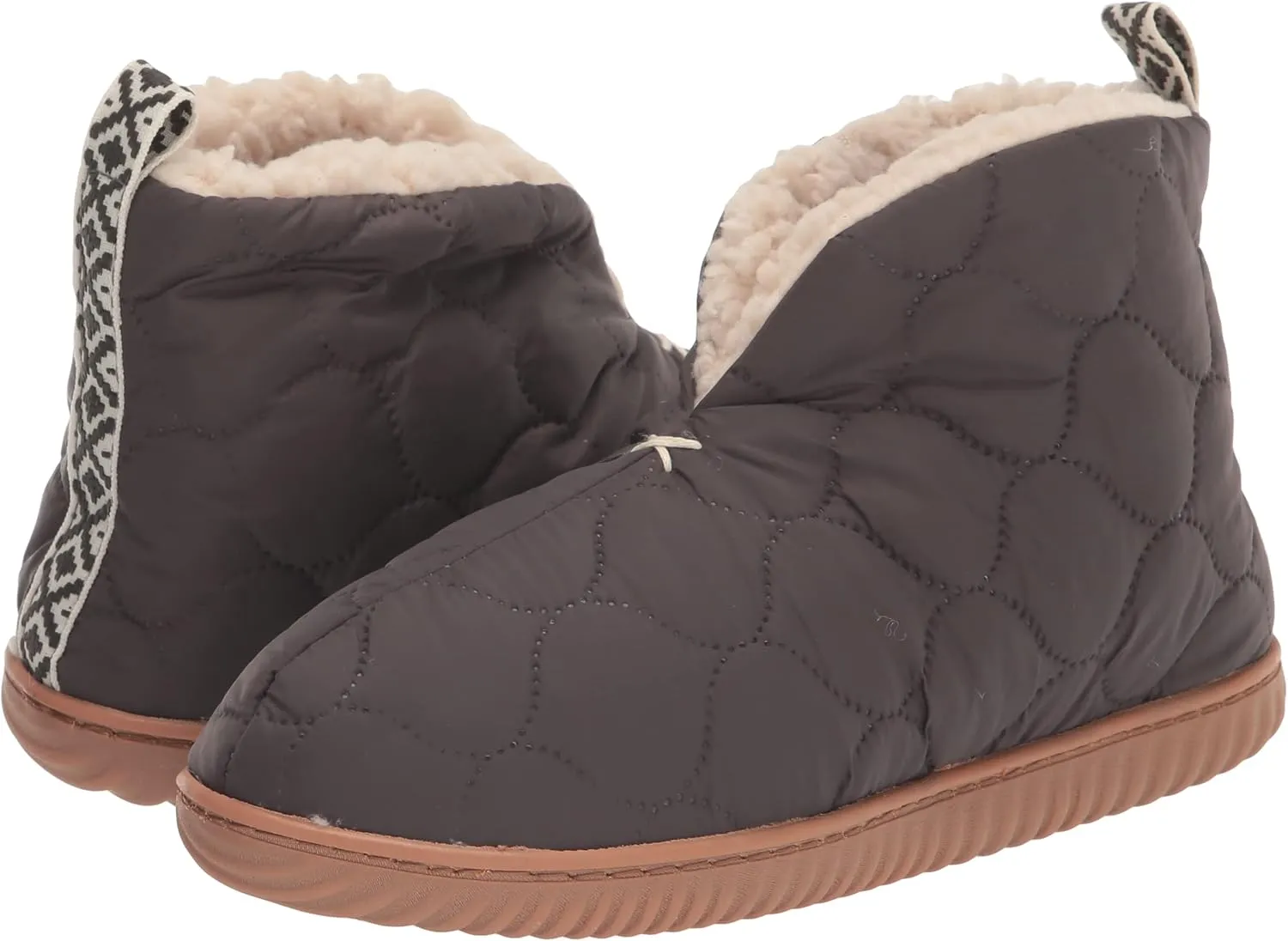 Dearfoams Women's Indoor/Outdoor Warm Up Bootie Slipper