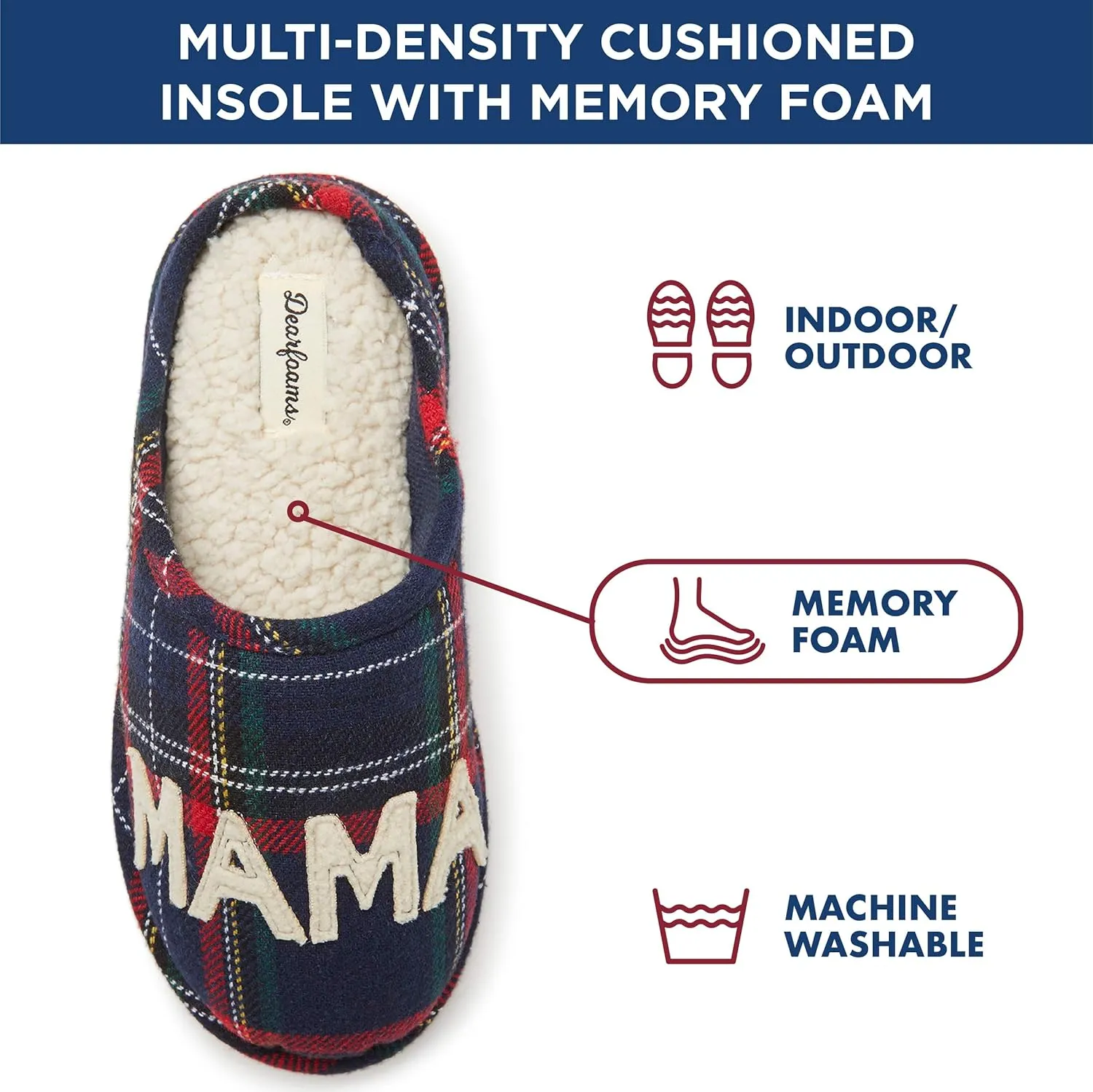 Dearfoams Women's Mama Bear Slipper