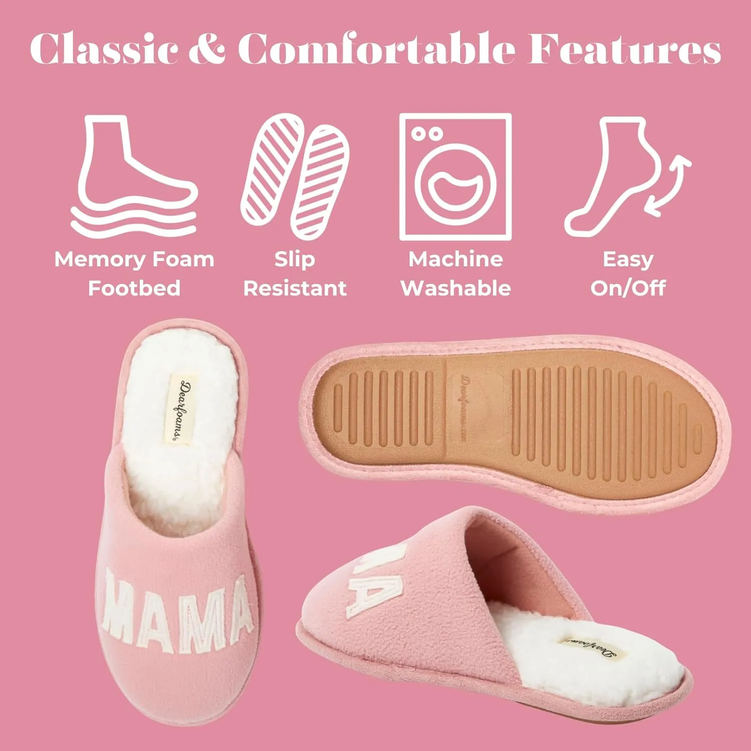 Dearfoams Women's Mama Bear Slipper