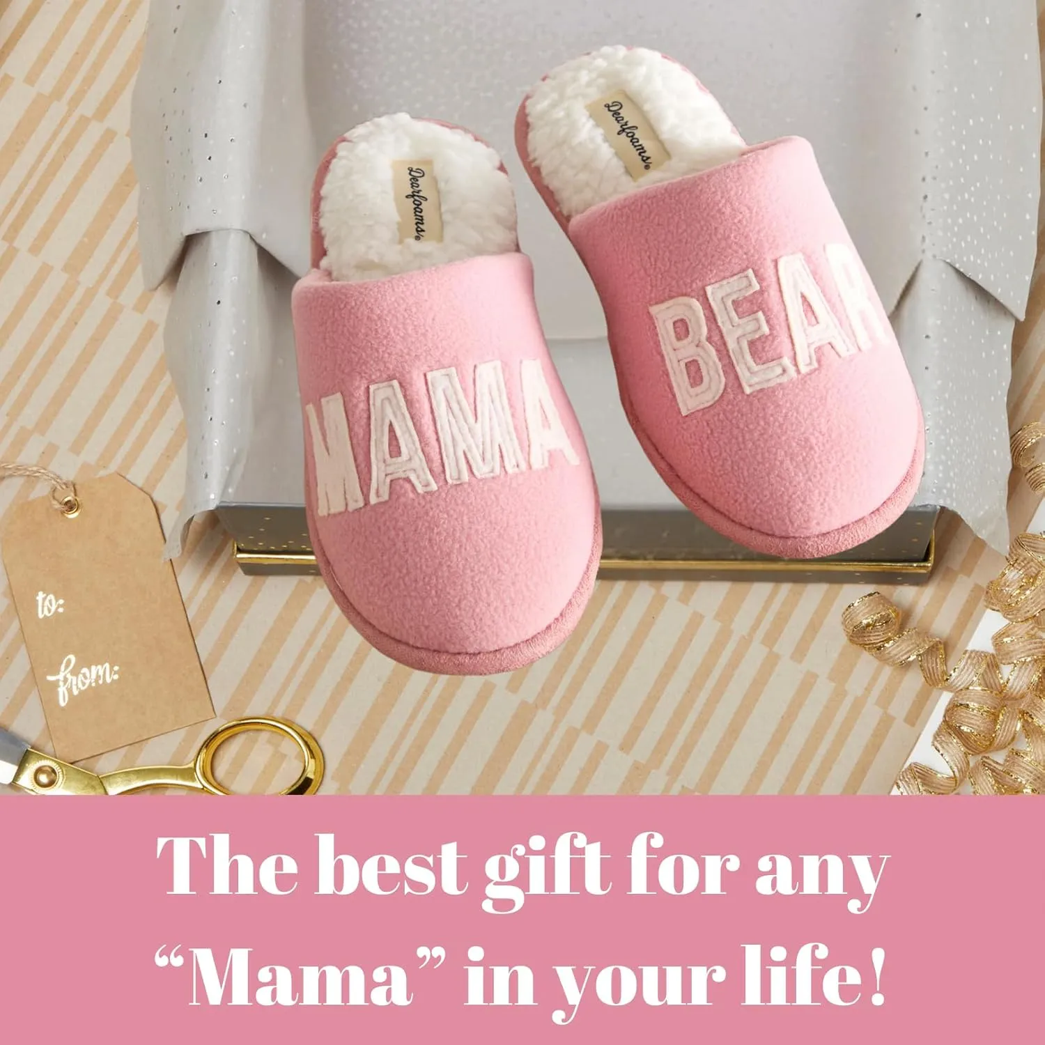 Dearfoams Women's Mama Bear Slipper