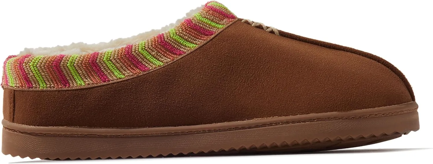 Dearfoams Women's Wren High Vamp Clog Indoor/Outdoor Memory Foam Slipper