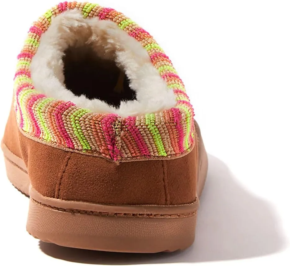 Dearfoams Women's Wren High Vamp Clog Indoor/Outdoor Memory Foam Slipper