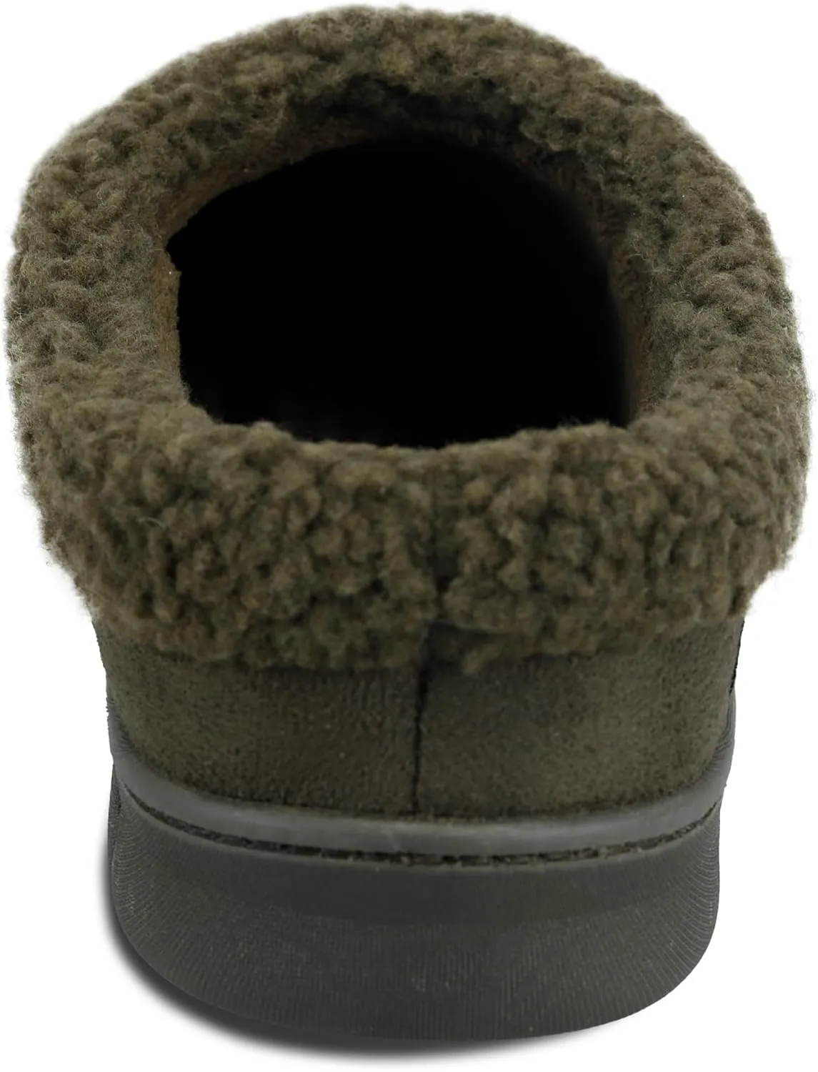 Dickies Men's Perforated Closed Back Memory Foam Slippers - Indoor/Outdoor Sole, Machine Washable