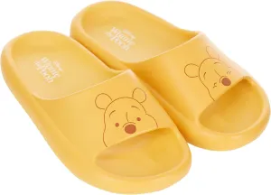 Disney Ladies Winnie The Pooh Slides - Ladies Classic Winnie The Pooh Comfort Foam Slide Sandals Winnie The Pooh Slip On Slides