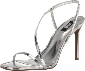 DKNY Women's Open Toe Diaganol Strap Heel Heeled Sandal