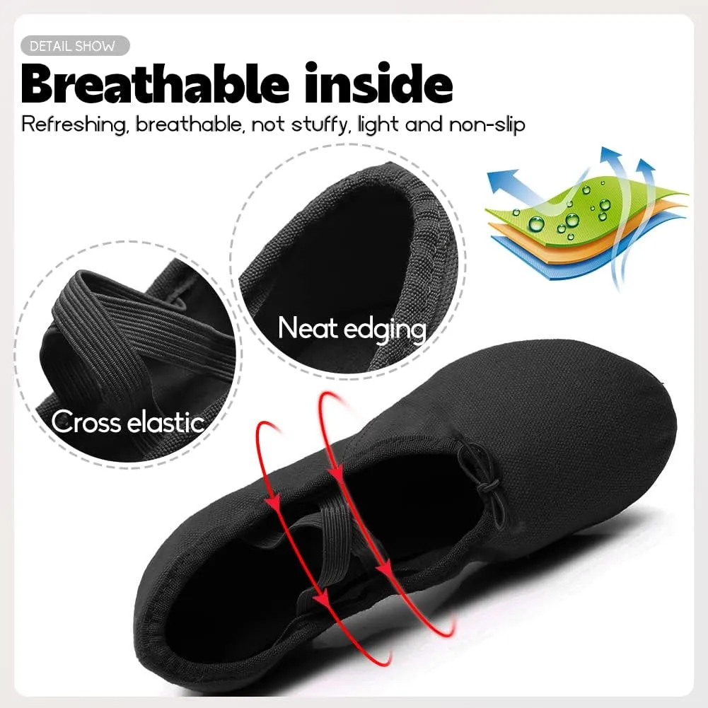DKZSYIM Womens Latin Dance Shoes Close Toe Beginner Ballroom Dance Practice Shoes,Model 101