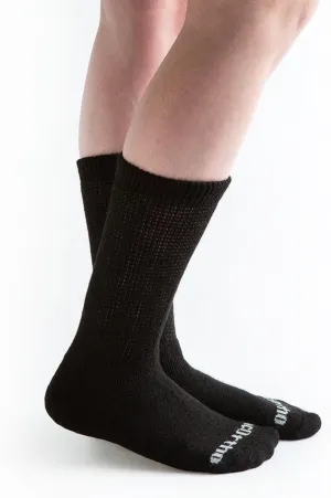 Doc Ortho Ultra Soft Loose Fit Diabetic Socks for Men and Women, 6 Pairs, Crew