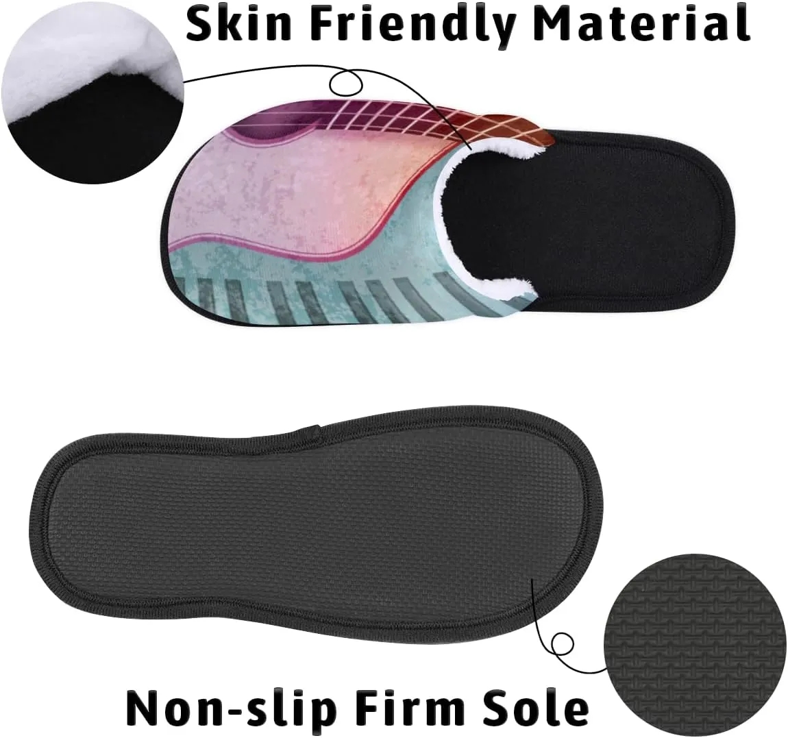 Dog Witch Soft Women Slippers Cozy House Shoes Lightweight Fuzzy Slippers Memory Foam Slippers for Women Indoor and Outdoor