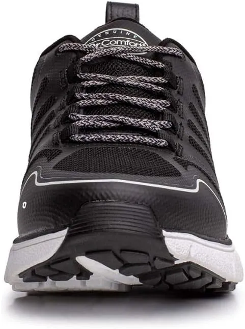Dr. Comfort Women's Grace Athletic Walking Shoe, Grey, Mesh & Synthetic, Gel Insole, Moderate Cushioning
