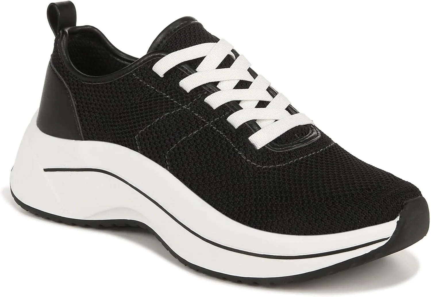 Dr. Scholl's Shoes Women's Wannabe Knit Slip on Retro Sneaker