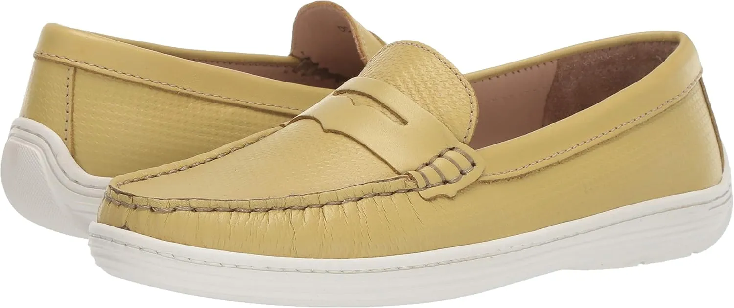 Driver Club USA Unisex-Child Leather Casual Comfort Slip on Moccasin Penny Loafer Driving Style