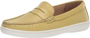 Driver Club USA Unisex-Child Leather Casual Comfort Slip on Moccasin Penny Loafer Driving Style