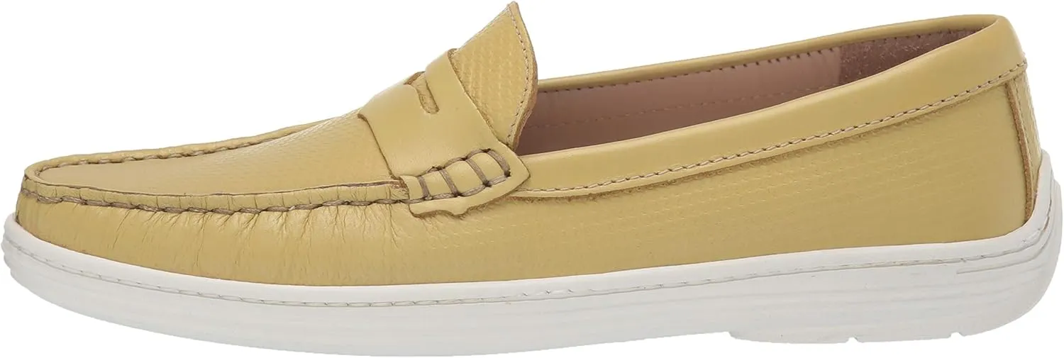 Driver Club USA Unisex-Child Leather Casual Comfort Slip on Moccasin Penny Loafer Driving Style