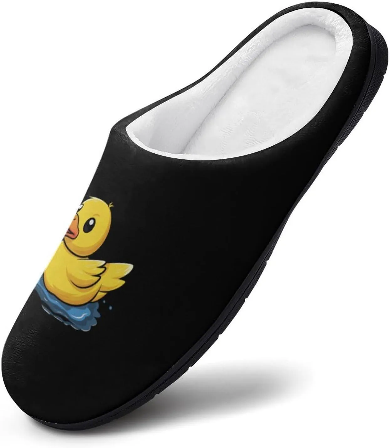 Duck Men's Cotton Slippers Casual House Shoes Anti-Slip Soft Shoes for Indoor And Outdoor