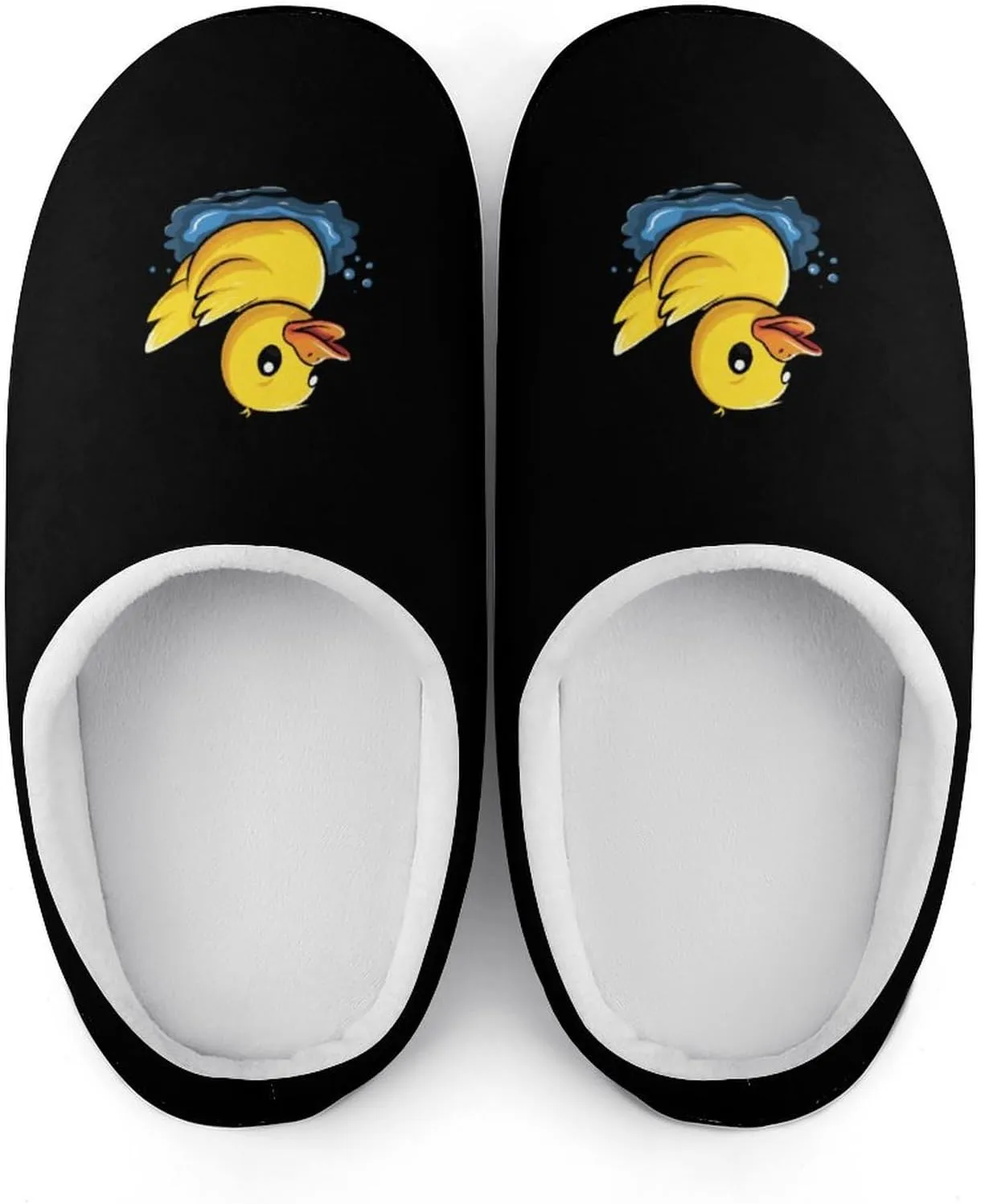 Duck Men's Cotton Slippers Casual House Shoes Anti-Slip Soft Shoes for Indoor And Outdoor