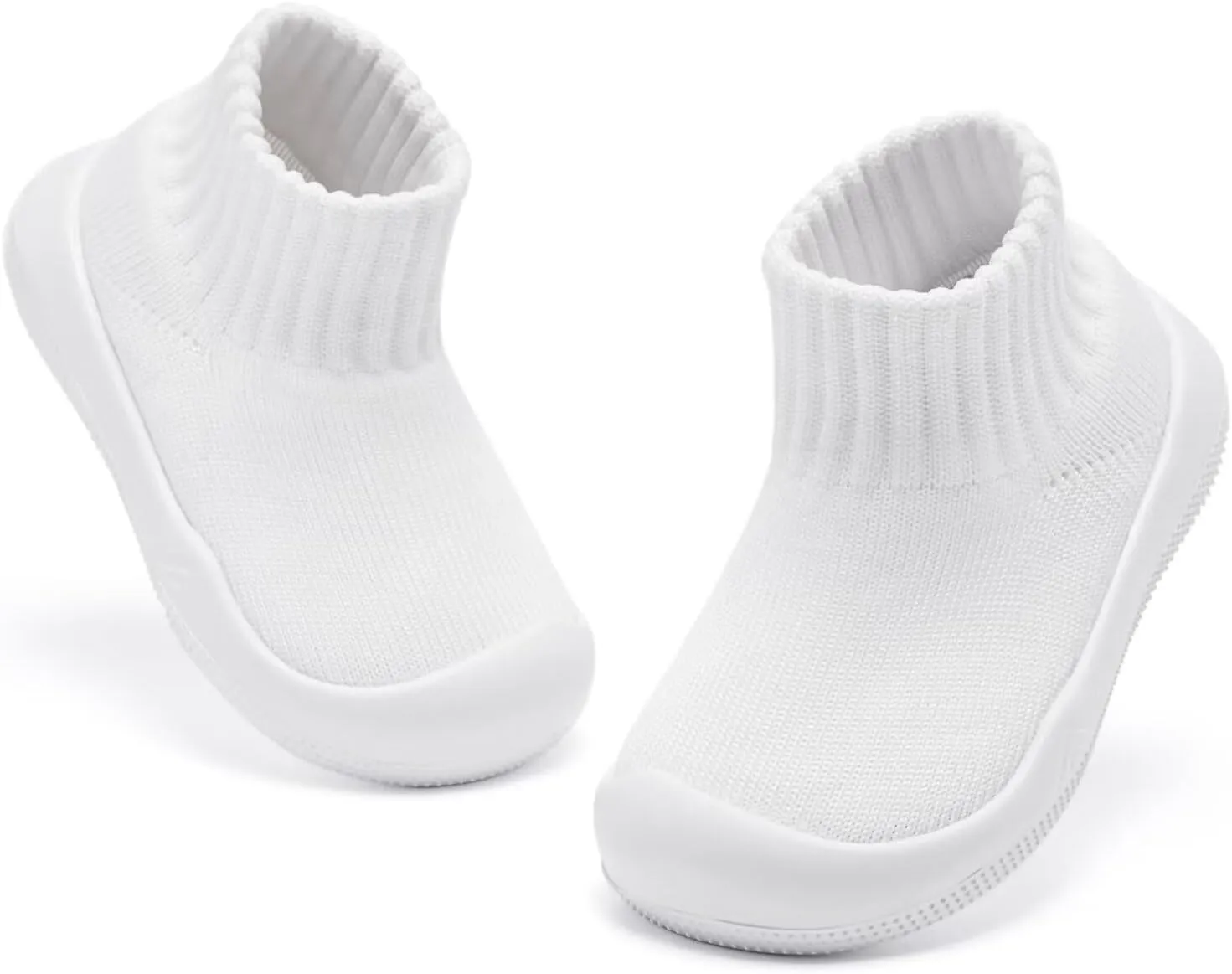 Eashi Baby Boy Girl Non-Skid Indoor Infant Walking Shoes Breathable Warm Elastic Sock Shoes with Memory Sole Protect Toes Outdoor Sneakers