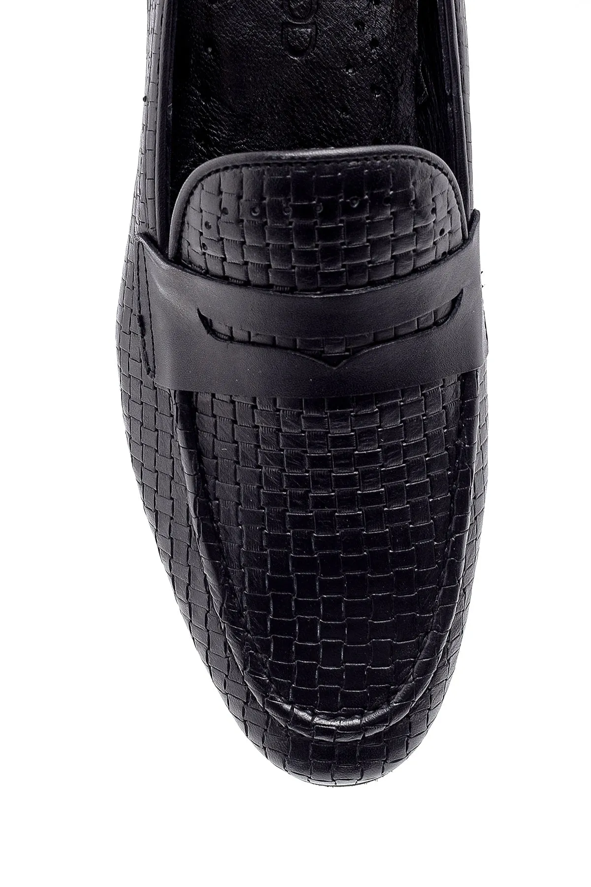 Erkek Deri Baskılı Loafer
