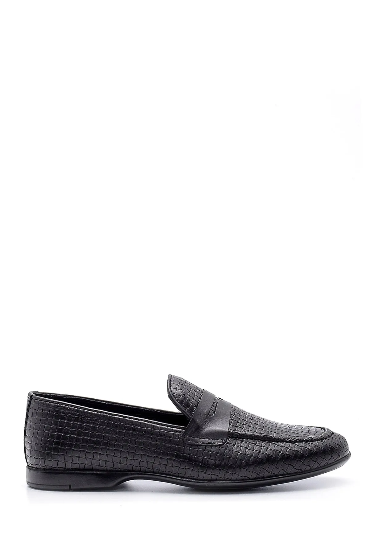 Erkek Deri Baskılı Loafer
