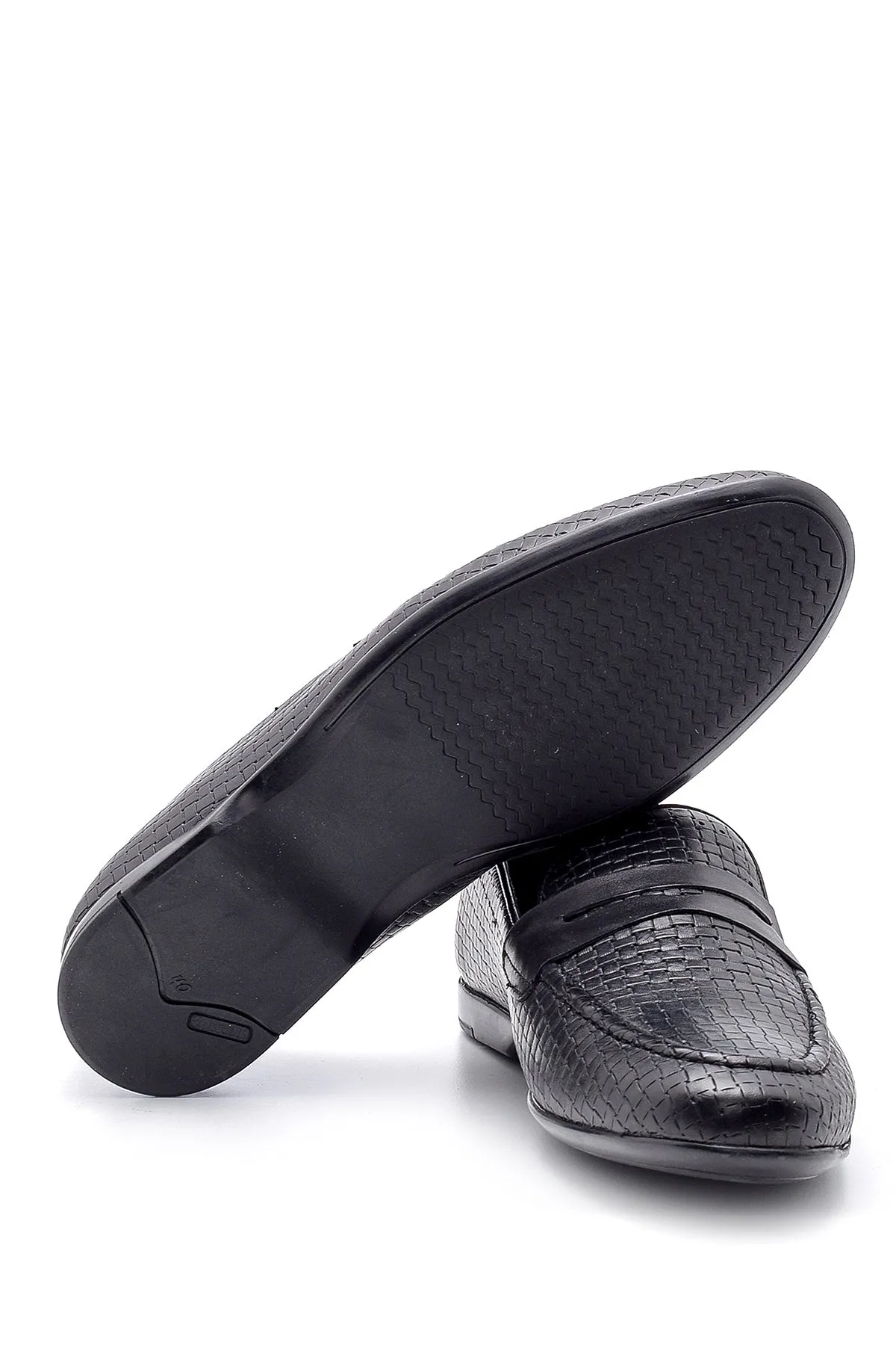 Erkek Deri Baskılı Loafer