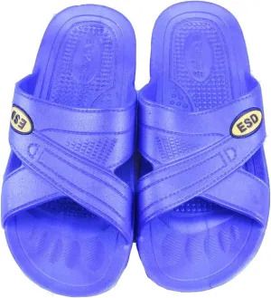 ESD Work Clean Room Lab Breathable and Deodorant Anti-Static Anti-Skid Slippers,Quick Drying Bathroom Slippers,Industrial Home Dual-use Unlimited Folding Super Elastic.Woman