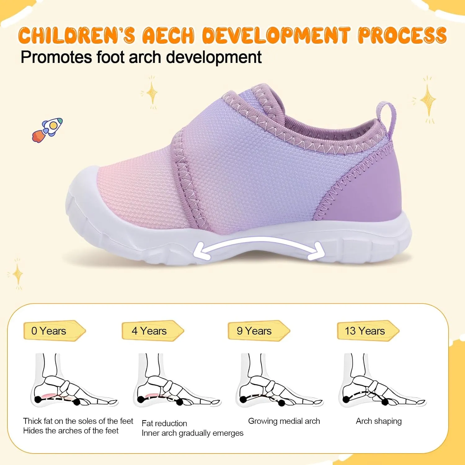 FEETCITY Toddler Shoes Boys Girls Toddler Slip On Sneakers Kids Tennis Shoes Sports Shoe Walking Shoe