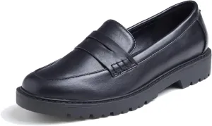 Feversole Women's Fashion Trim Deco Loafer Slippers
