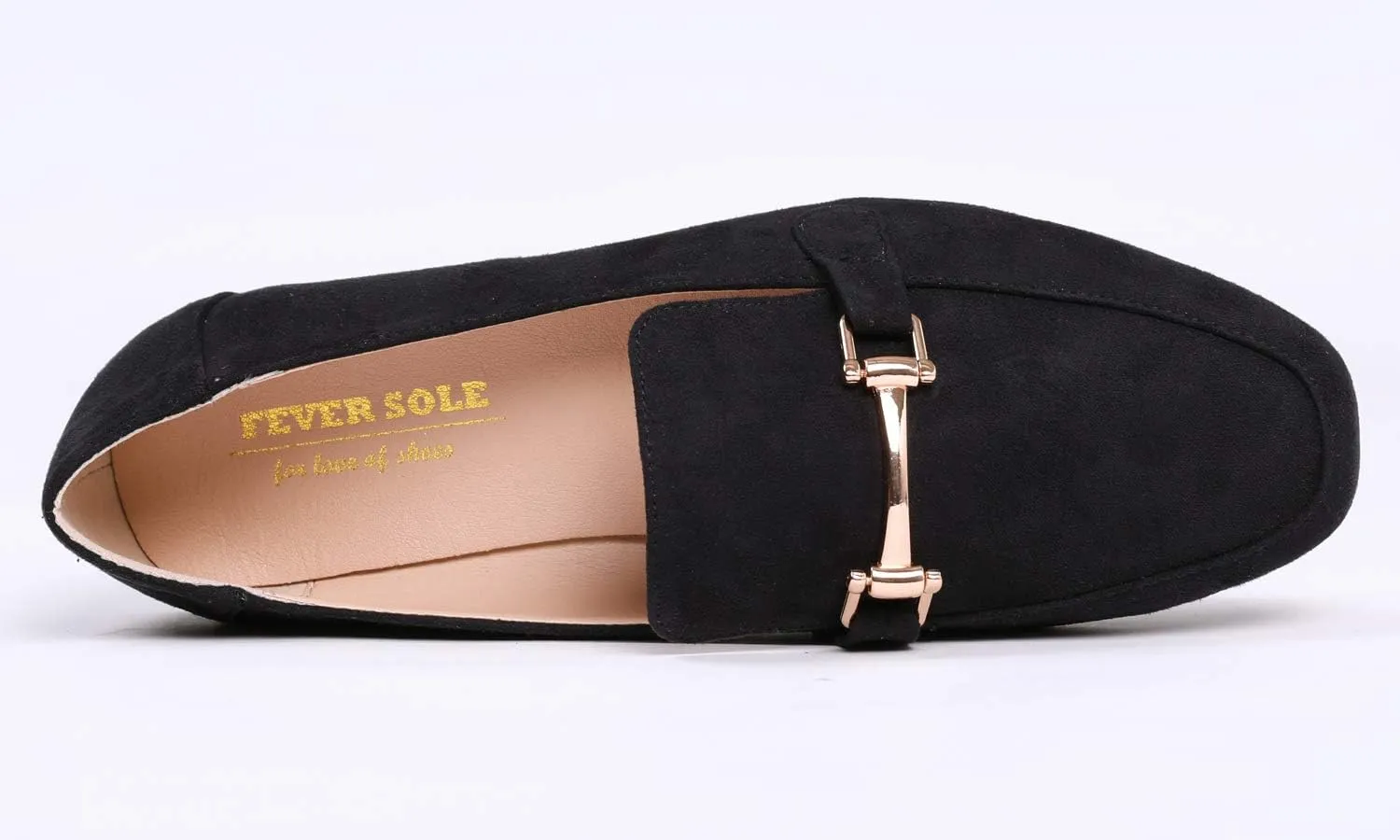 Feversole Women's Fashion Trim Deco Loafer Slippers