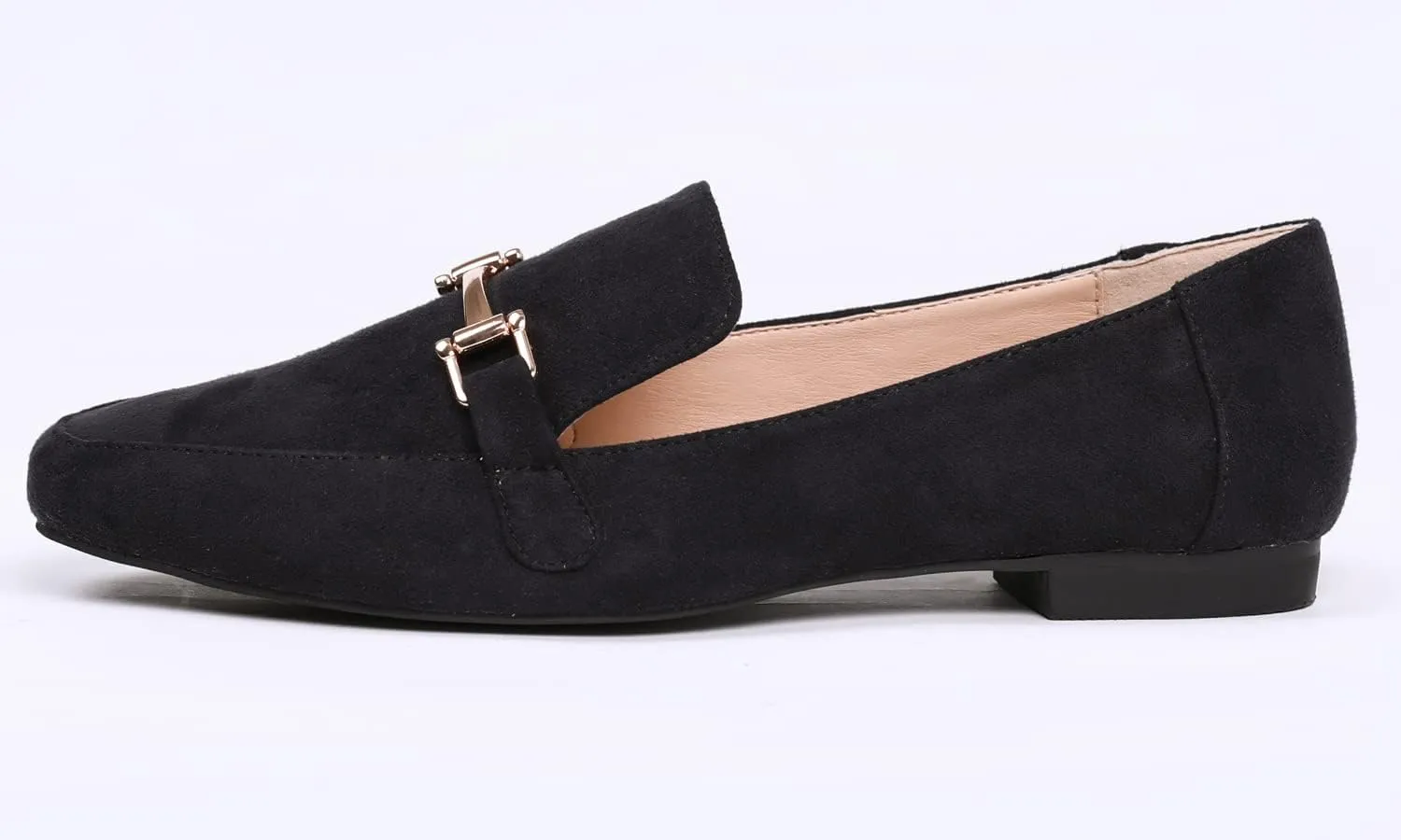 Feversole Women's Fashion Trim Deco Loafer Slippers