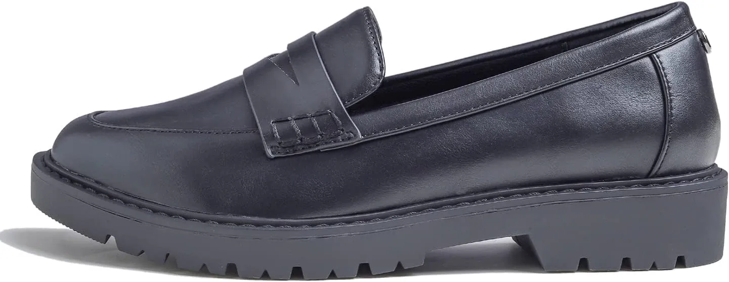 Feversole Women's Fashion Trim Deco Loafer Slippers