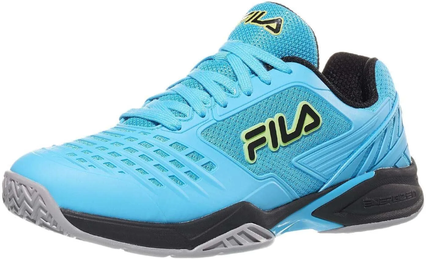 Fila Axilus 2 Energized Mens Tennis Shoe Hawaiian Ocean/Silver Sconce/Black (US Footwear Size System, Adult, Men, Numeric, Medium, 9)