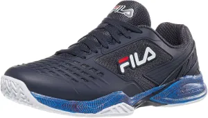 Fila Axilus 2 Energized Mens Tennis Shoe (Navy/White/Nectarine, US Footwear Size System, Adult, Men, Numeric, Medium, 9)