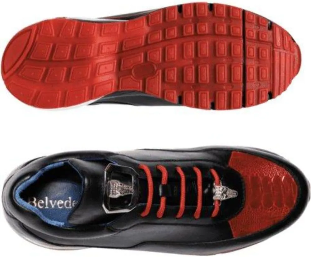 Flash Genuine Ostrich and Soft Italian Calf Shoe