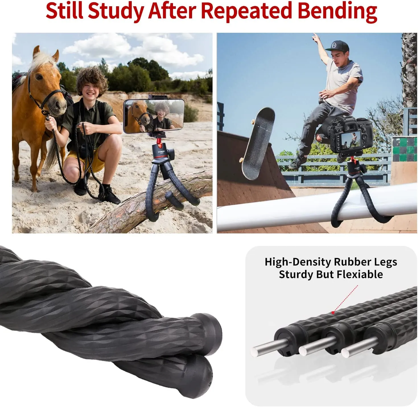 FLEXIBLE PHONE TRIPOD