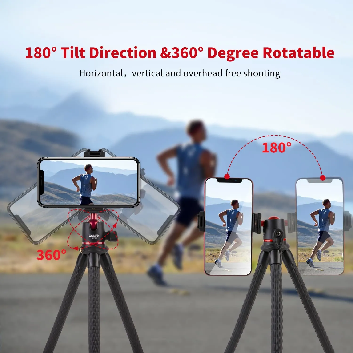 FLEXIBLE PHONE TRIPOD