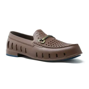 Floafers Men's Chairman Bit Loafer Driftwood Brown/Sailor Navy 10 M