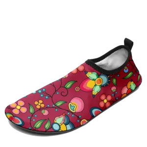 Floral Bounty Magenta Sockamoccs