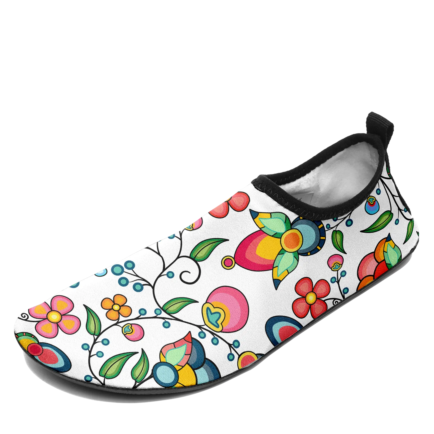 Floral Bounty White Sockamoccs