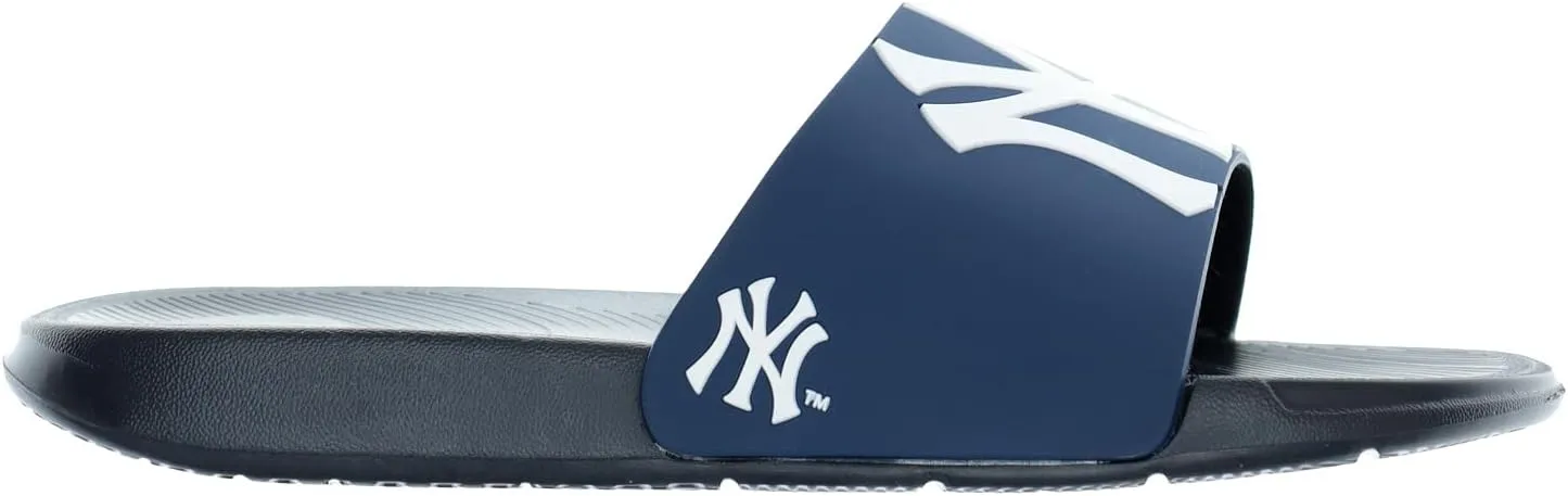 FOCO Men's MLB Big Logo Raised Slide