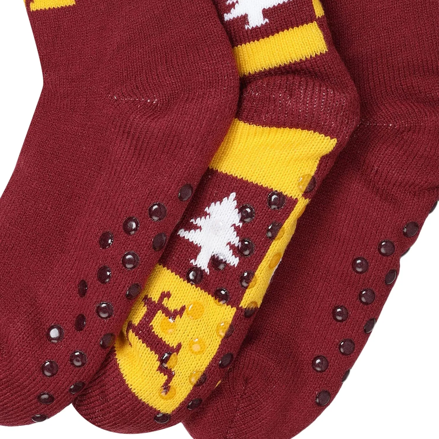 FOCO Women's NFL Team Logo Fan Footy 3-Pack Slipper Socks