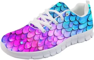 Forchrinse Grey Lion Women's Walking Shoes, Size 5, Casual, Athletic Shoe