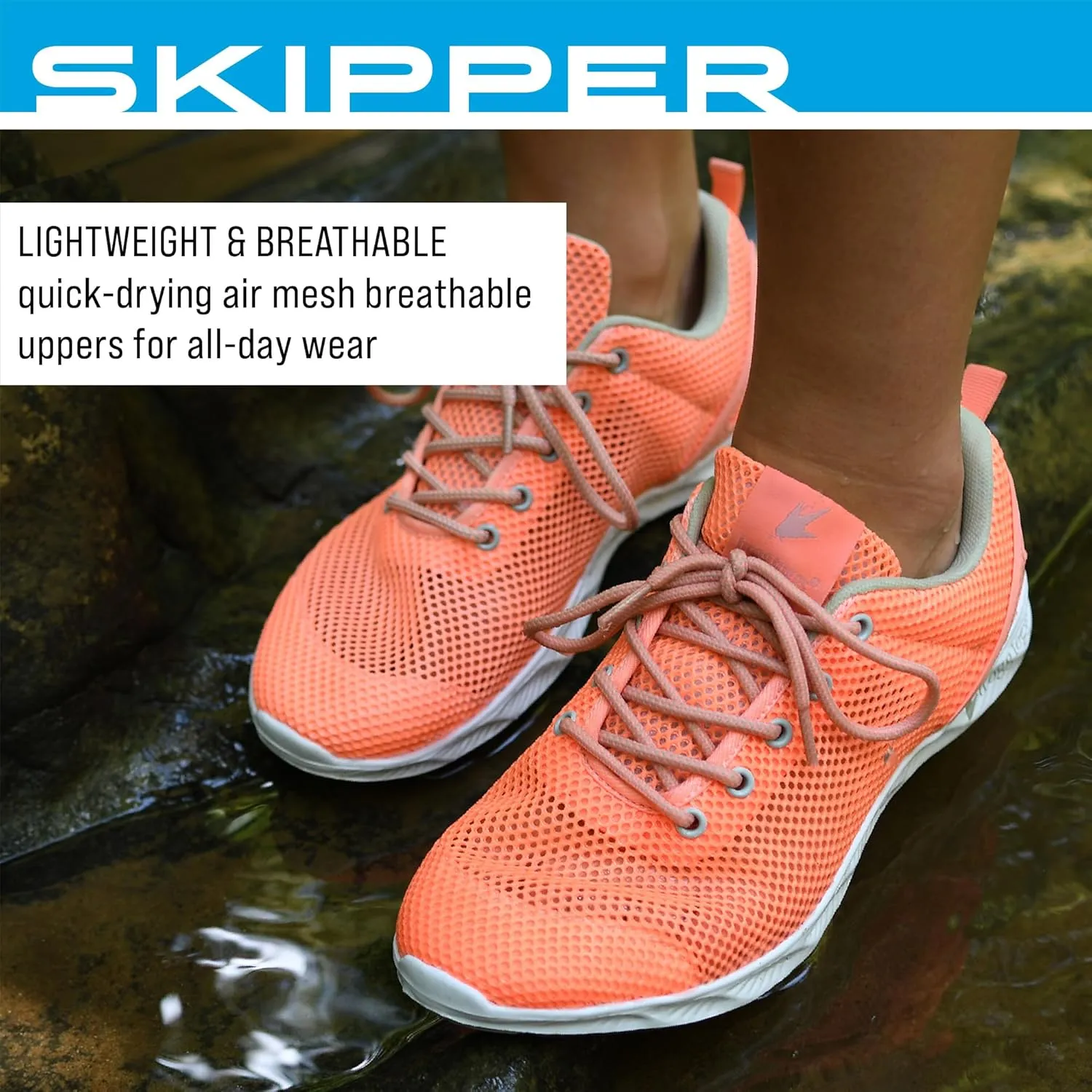 FROGG TOGGS Women's Skipper Premium Water Draining Quick-Drying Sport Shoe
