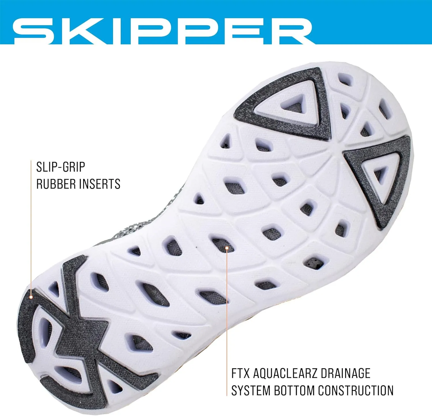 FROGG TOGGS Women's Skipper Premium Water Draining Quick-Drying Sport Shoe