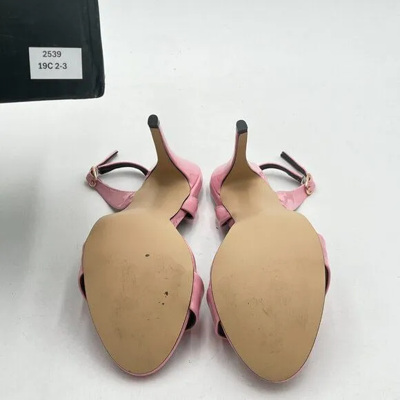 FSJ Light Pink Sexy High Heel Sandal Back Strap Slingback Open Toe Evening Shoes