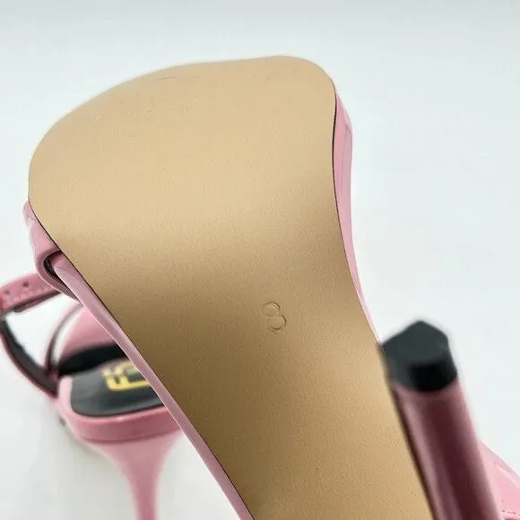 FSJ Light Pink Sexy High Heel Sandal Back Strap Slingback Open Toe Evening Shoes