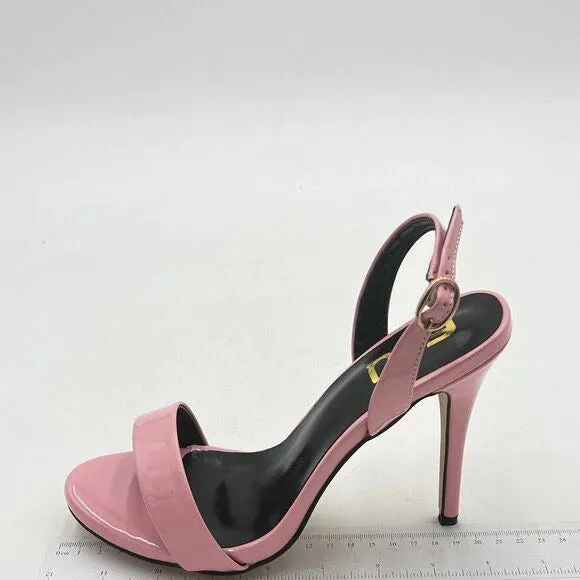 FSJ Light Pink Sexy High Heel Sandal Back Strap Slingback Open Toe Evening Shoes